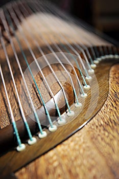 Chinese music instrument Guzheng photo