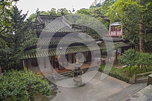 Chinese Nengren Temple gate. Guanghzou