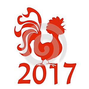 Chinese New Year 2017 symbol Rooster