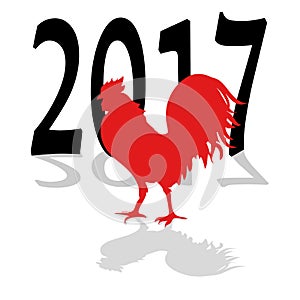 Chinese New Year 2017 symbol Rooster