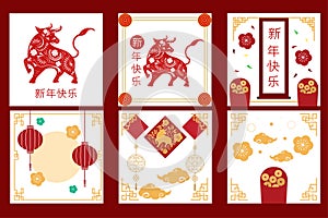 Chinese new year 2021 year of the ox