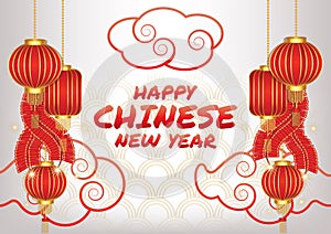 chinese new year art vector banner dsign