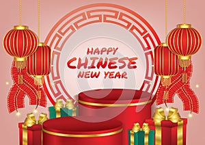 chinese new year art vector banner dsign