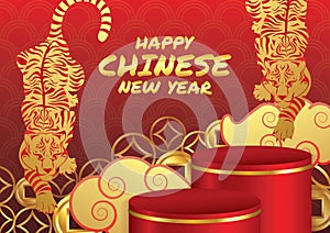 chinese new year art vector banner dsign