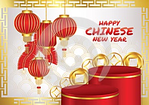 chinese new year art vector banner dsign