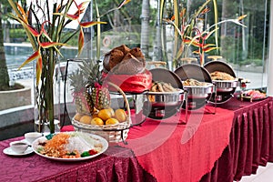 Chinese New Year Buffet Setting