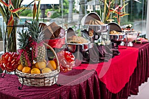 Chinese New Year Buffet Setting