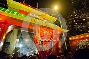 Chinese new year celebration at Kolkata