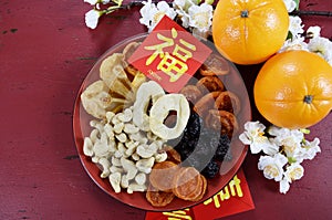 Chinese New Year celebration party tray of togetherness