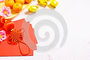 Chinese New Year, China gold ingots,  Traditional Asian style