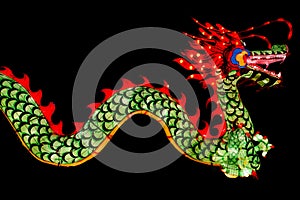 Chinese New Year Decoration--Closeup of colorful dragon