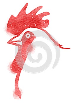 Chinese new year design background for 2017. The year of rooster