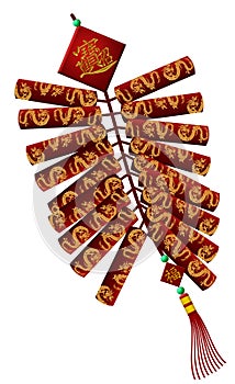 Chinese New Year Dragon Firecrackers