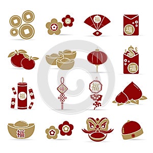 Chinese New Year elements, photo