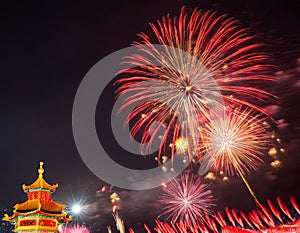 Chinese new year fireworks