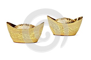 Chinese new year gold ingot ornaments