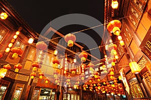 Chinese new year in Jinli old street