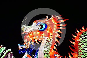 Chinese New Year light Dragon photo