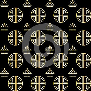 Chinese New Year of rabbit Lunar 2023 Pattern modern design