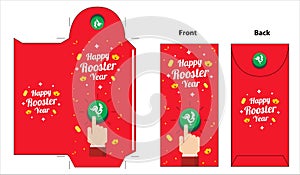 Chinese new year red packet design