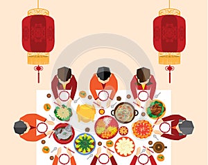 Chinese New Year Reunion Dinner photo