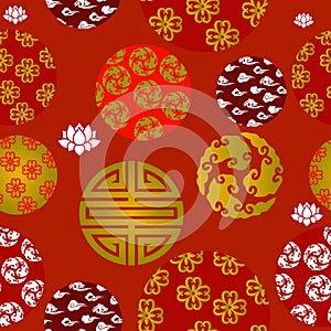 Chinese New Year Seamless Patern