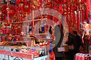 Chinese New Year Shoppers