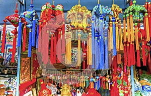 Chinese New Year Silk Decorations Panjuan Flea Market Decoratio
