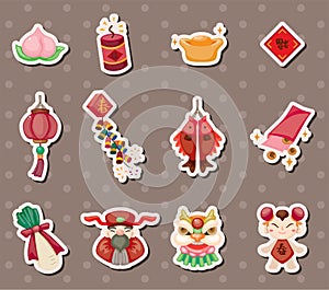 Chinese new year stickers