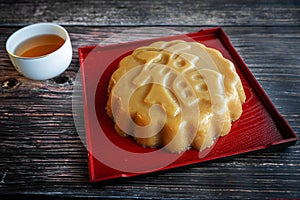 Chinese New Year Sweet Rice Cake Dessert Known as Nian Gao