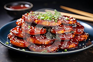 Chinese new year tradition nian gao rice cakes with sticky texture and cultural significance