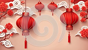 Chinese new years lanterns