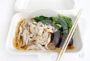 Chinese noodles takeaway