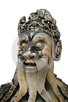 Chinese old man statue