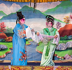 Chinese Opera, Actors in Performance