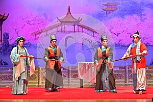 Chinese opera costum performance stage police convicted