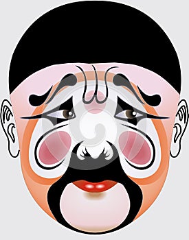 Chinese opera face