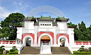 Chinese oriental gate