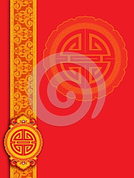 Chinese Oriental Pattern Background