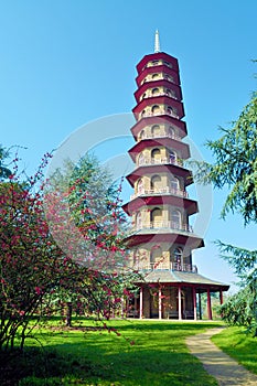 Chinese pagoda in Kew Gardens
