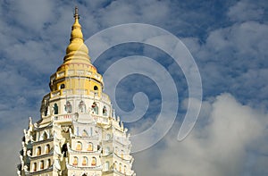 Chinese pagoda in sunlight