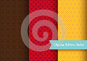 Chinese pattern set