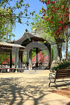 Chinese pavilions and promenades