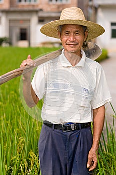 Chinese peasant photo