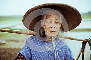 Chinese peasant photo