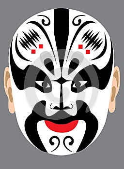 Chinese Peking opera mask