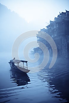 Chinese phoenix town at dawn