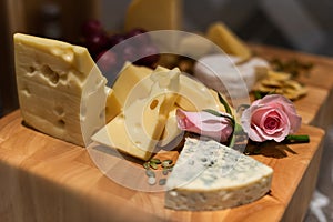 Cheese Plater with rose