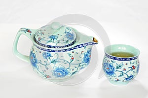 Chinese pottery teaset