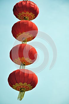 Chinese prosperity lanterns